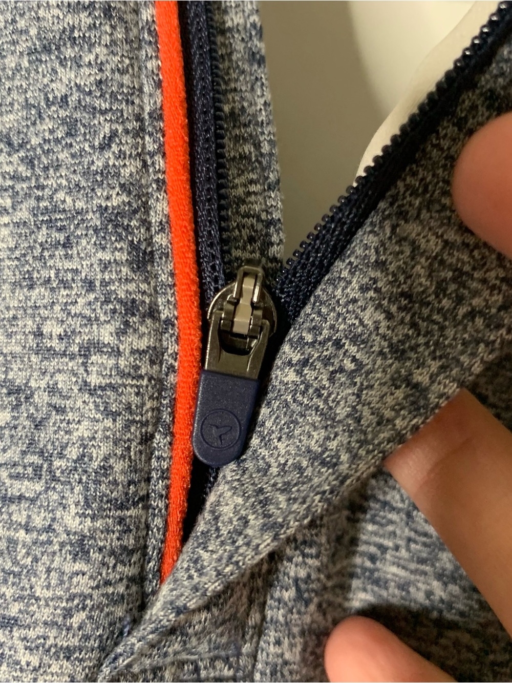 Birddogs Mens heather blue quarter zip pullover XL - Picture 7 of 10